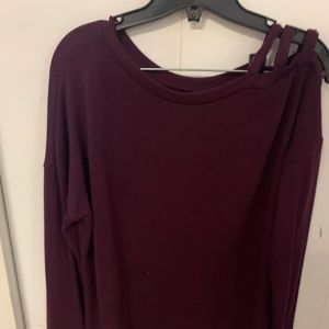 Off shoulder sweater